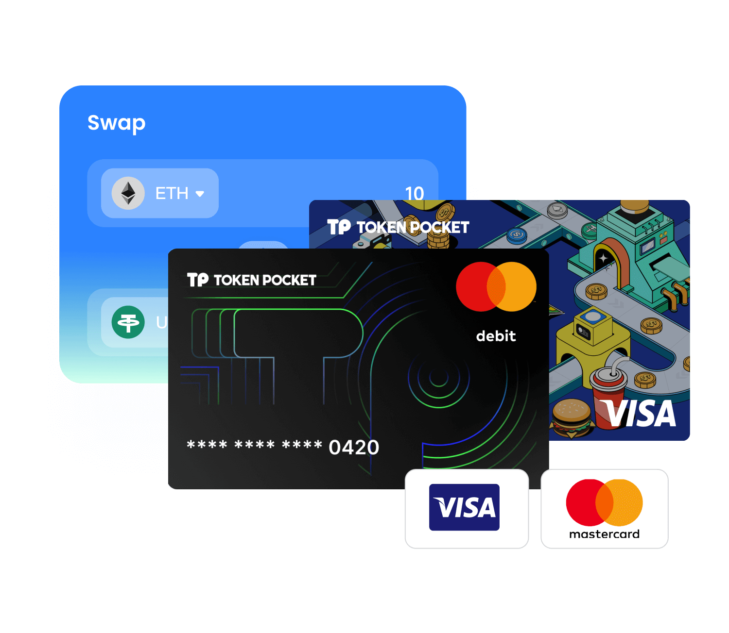 TokenPocket 閃兌操作畫面